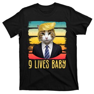 Funny Trump Cat 9 Lives Baby T-Shirt