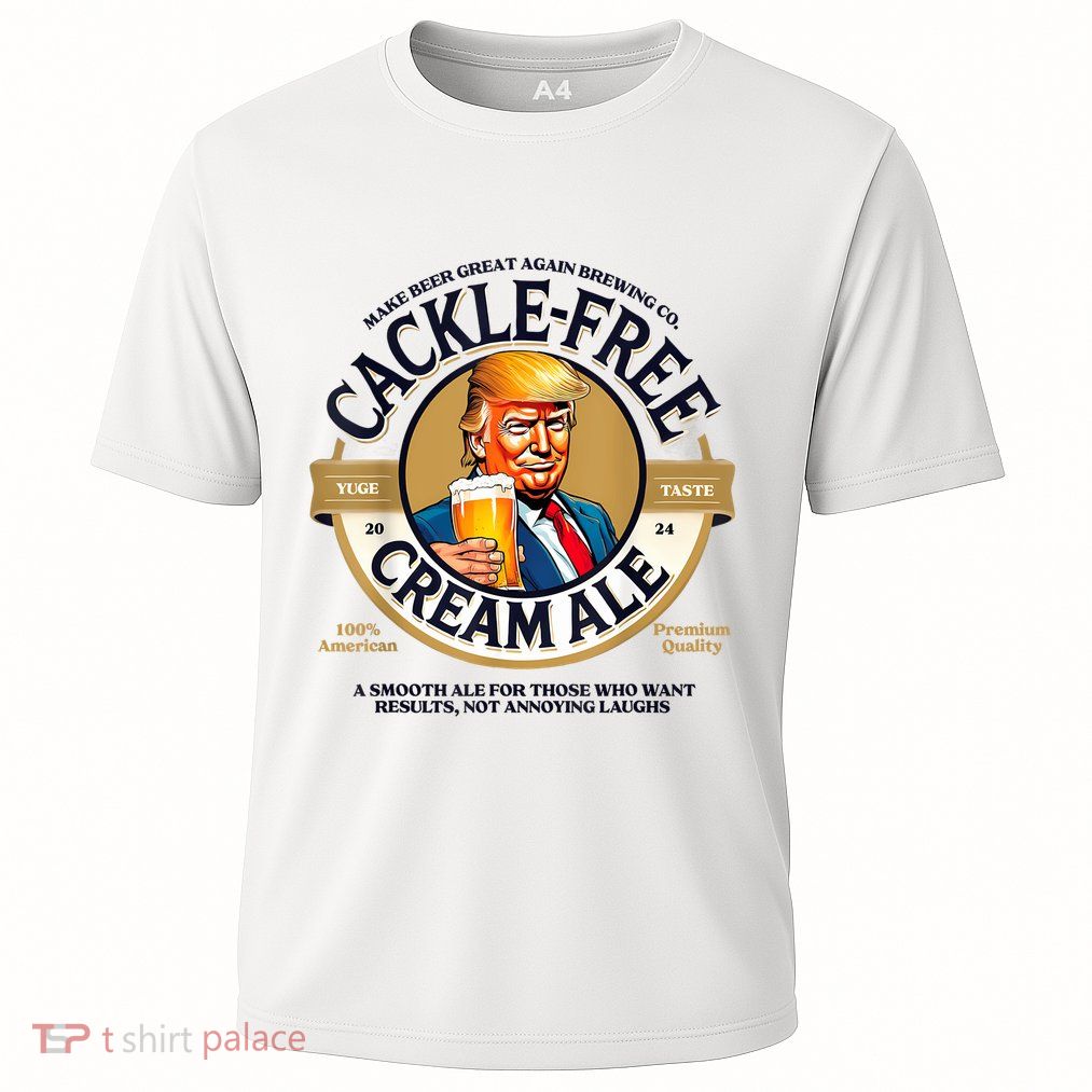 Funny Trump Cackle Free Cream Ale Beer Pun For Trump Support Performance Shirt