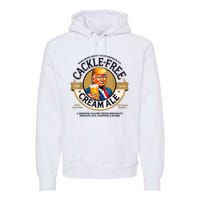 Funny Trump Cackle Free Cream Ale Beer Pun For Trump Support Premium Hoodie