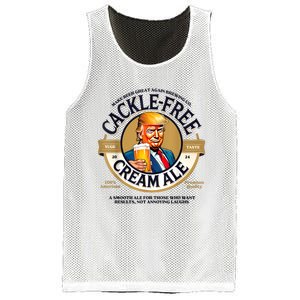 Funny Trump Cackle Free Cream Ale Beer Pun For Trump Support Mesh Reversible Basketball Jersey Tank