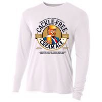 Funny Trump Cackle Free Cream Ale Beer Pun For Trump Support Cooling Performance Long Sleeve Crew