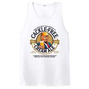 Funny Trump Cackle Free Cream Ale Beer Pun For Trump Support PosiCharge Competitor Tank