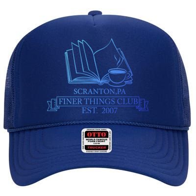 Finer Things Club The Office Inspired Fancy Office Club Gift High Crown Mesh Back Trucker Hat