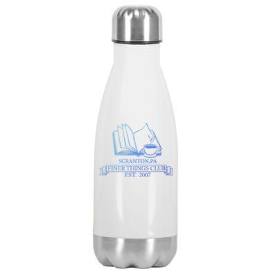 Finer Things Club The Office Inspired Fancy Office Club Gift Stainless Steel Insulated Water Bottle