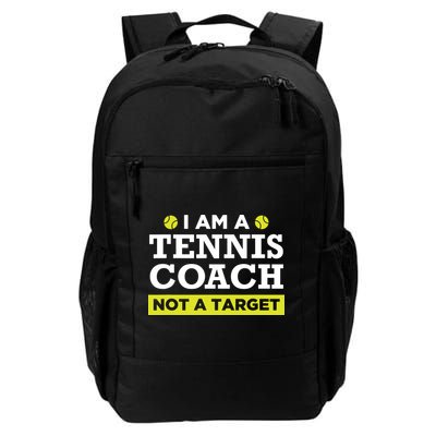 Funny Tennis Coach Gift Not A Target Backpack