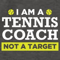 Funny Tennis Coach Gift Not A Target Vector Backpack
