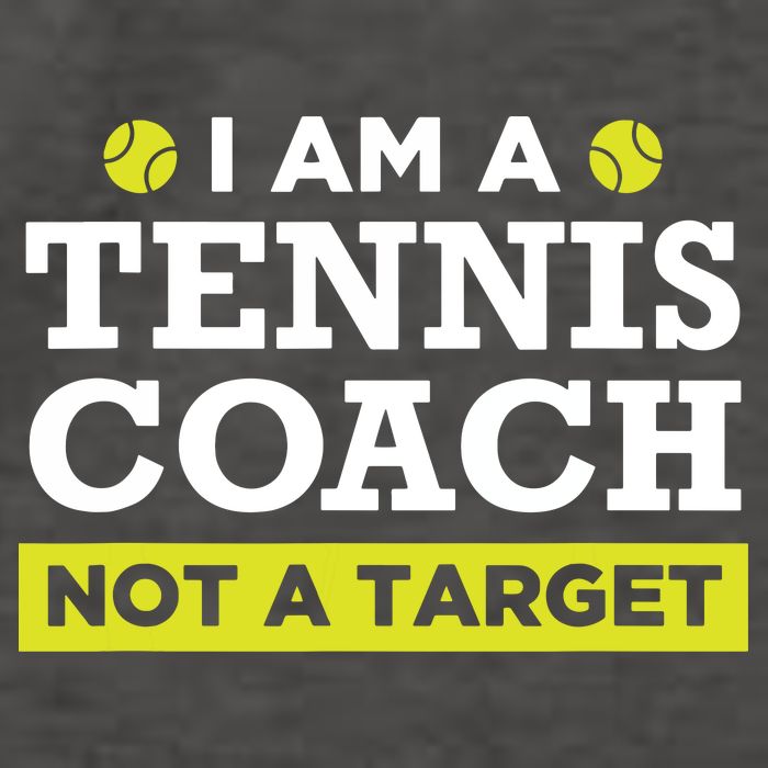 Funny Tennis Coach Gift Not A Target Vector Backpack