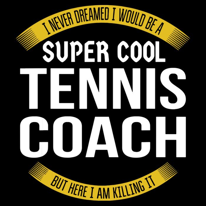 Funny Tennis Coach Gift Appreciation Cooling Performance Crew T-Shirt