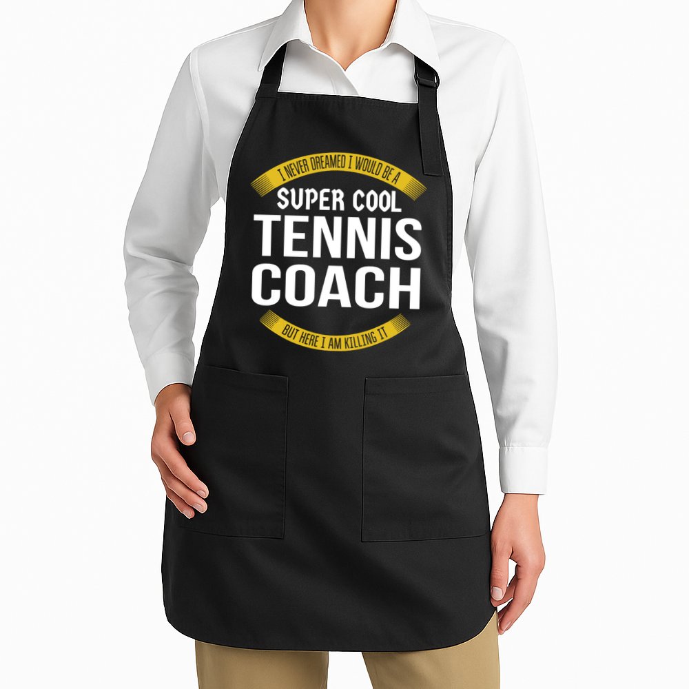 Funny Tennis Coach Gift Appreciation Apron