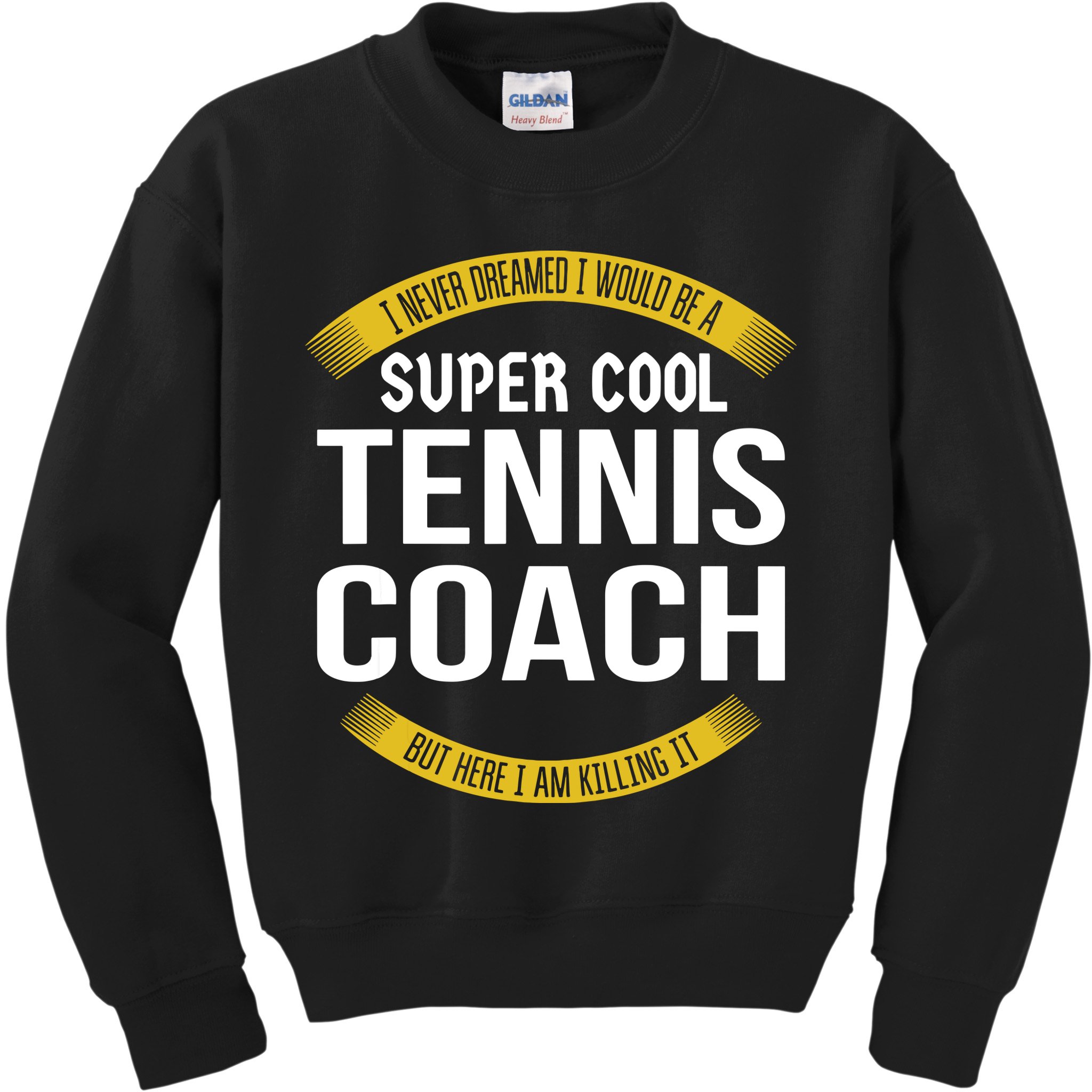 Funny Tennis Coach Gift Appreciation Kids Sweatshirt