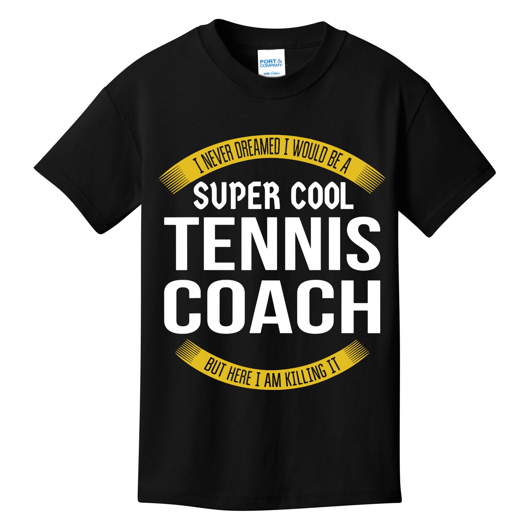 Funny Tennis Coach Gift Appreciation Kids T-Shirt