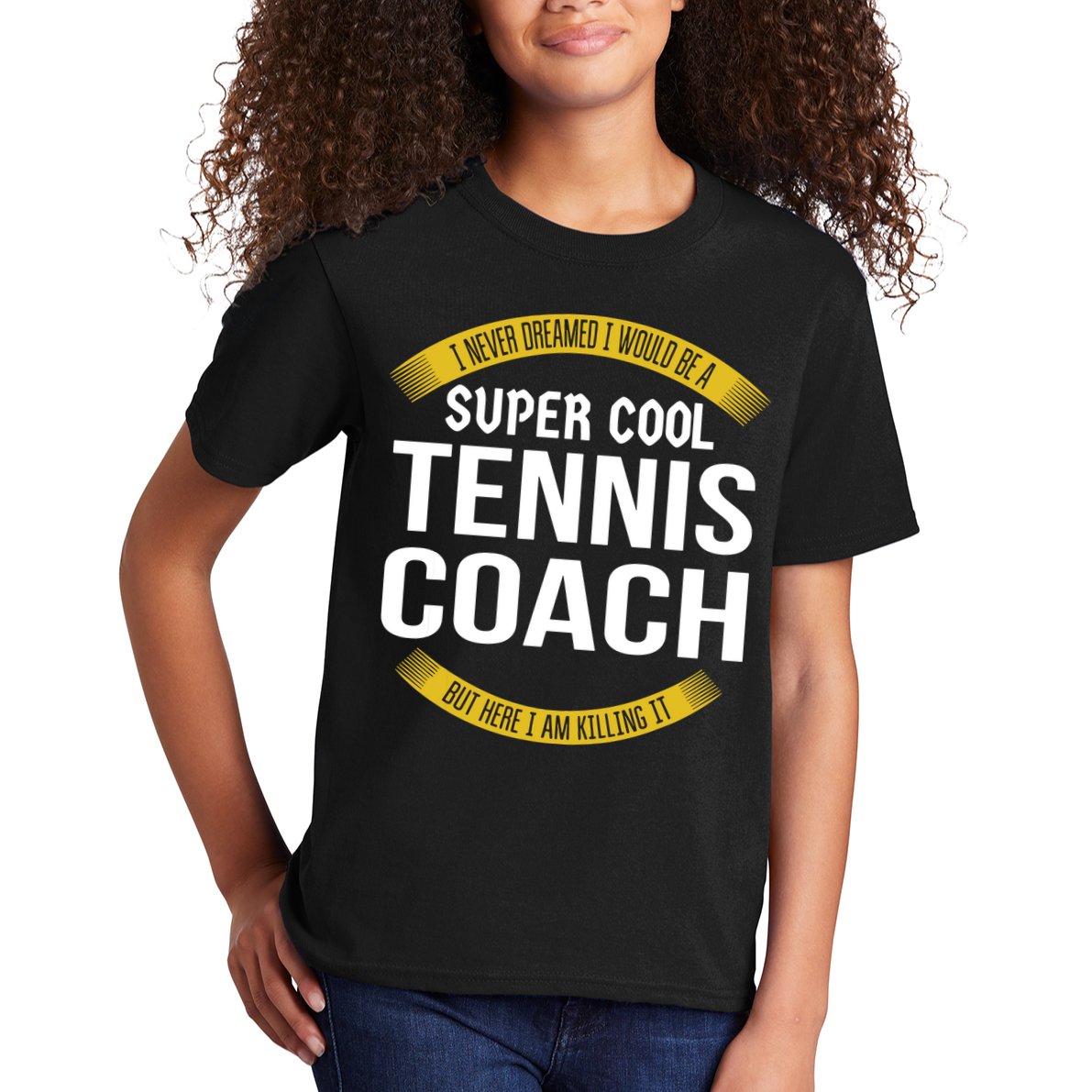 Funny Tennis Coach Gift Appreciation Kids T-Shirt