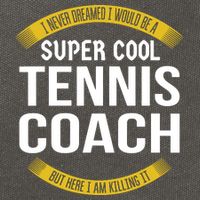 Funny Tennis Coach Gift Appreciation Cotton Canvas Backpack