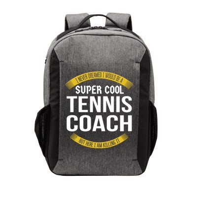 Funny Tennis Coach Gift Appreciation Vector Backpack