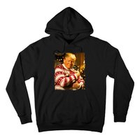 Funny Trump Christmas Sweater For Cat Lovers Xmas Pajamas Hoodie