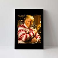 Funny Trump Christmas Sweater For Cat Lovers Xmas Pajamas Canvas