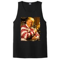 Funny Trump Christmas Sweater For Cat Lovers Xmas Pajamas PosiCharge Competitor Tank