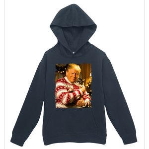 Funny Trump Christmas Sweater For Cat Lovers Xmas Pajamas Urban Pullover Hoodie