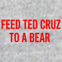 Feed Ted Cruz To A Bear Long Sleeve Shirt
