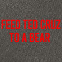 Feed Ted Cruz To A Bear Cotton Canvas Backpack