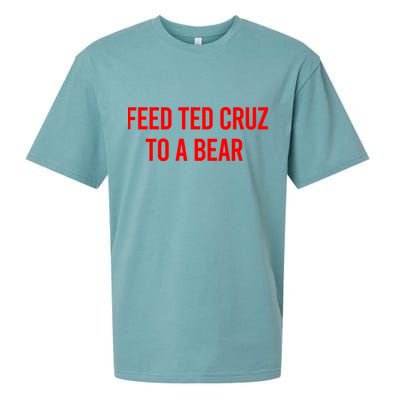 Feed Ted Cruz To A Bear Sueded Cloud Jersey T-Shirt
