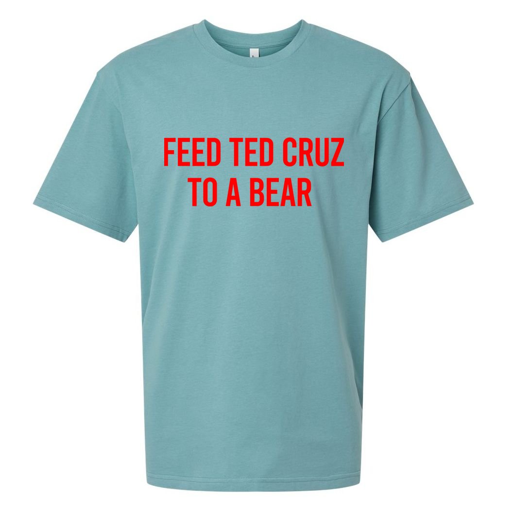 Feed Ted Cruz To A Bear Sueded Cloud Jersey T-Shirt
