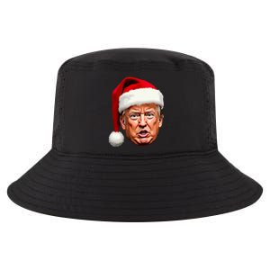 Funny Trump Christmas Holiday Santa Hat Trump Xmas Gift Cool Comfort Performance Bucket Hat