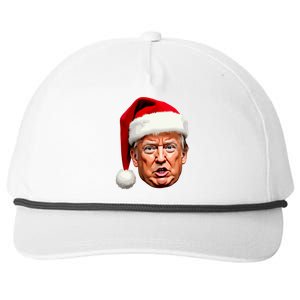 Funny Trump Christmas Holiday Santa Hat Trump Xmas Gift Snapback Five-Panel Rope Hat