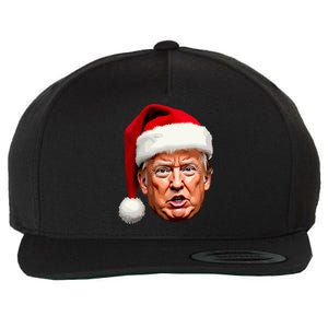 Funny Trump Christmas Holiday Santa Hat Trump Xmas Gift Wool Snapback Cap