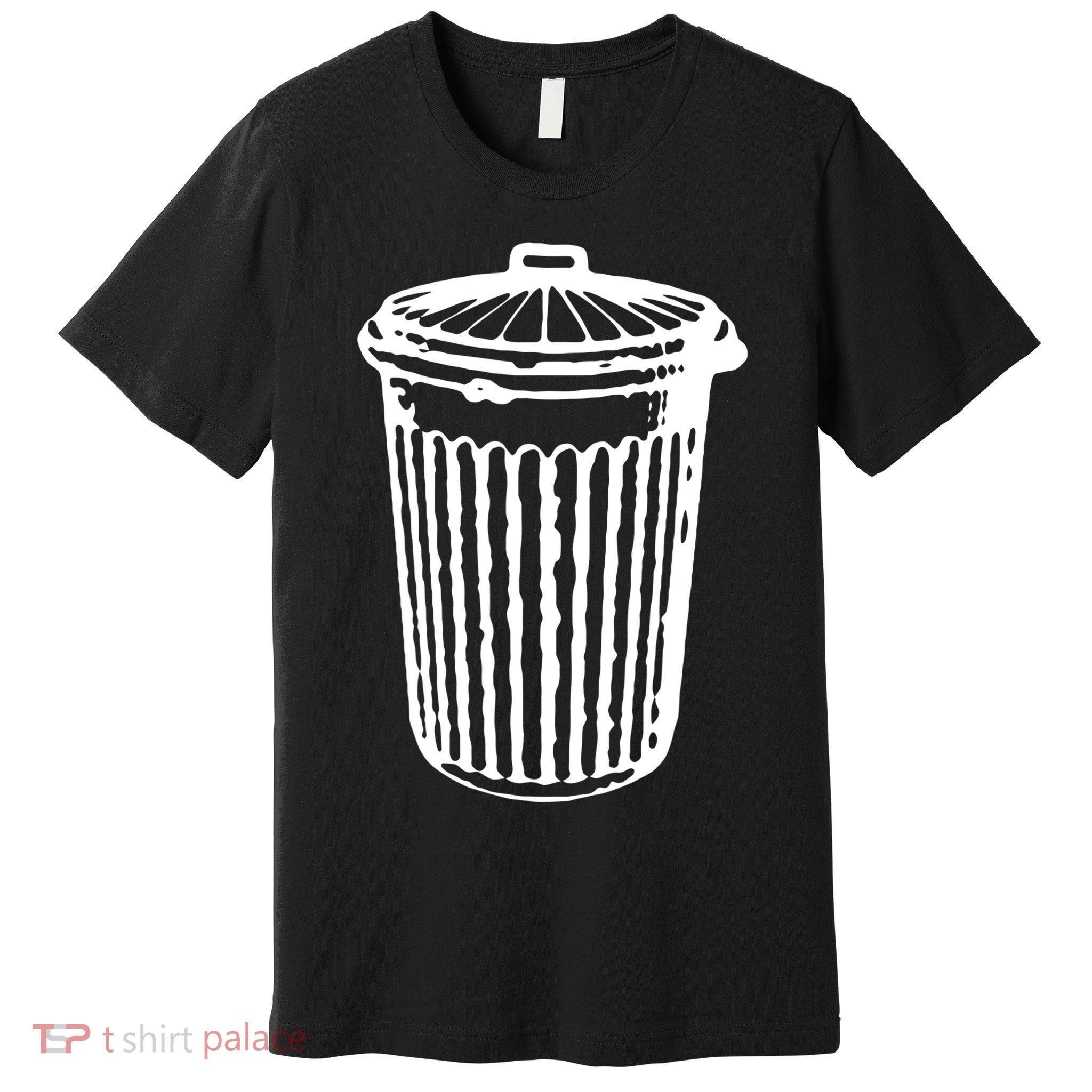 Fun Trash Can Meaningful Gift Garbage Day Premium T-Shirt