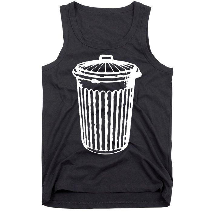 Fun Trash Can Meaningful Gift Garbage Day Tank Top