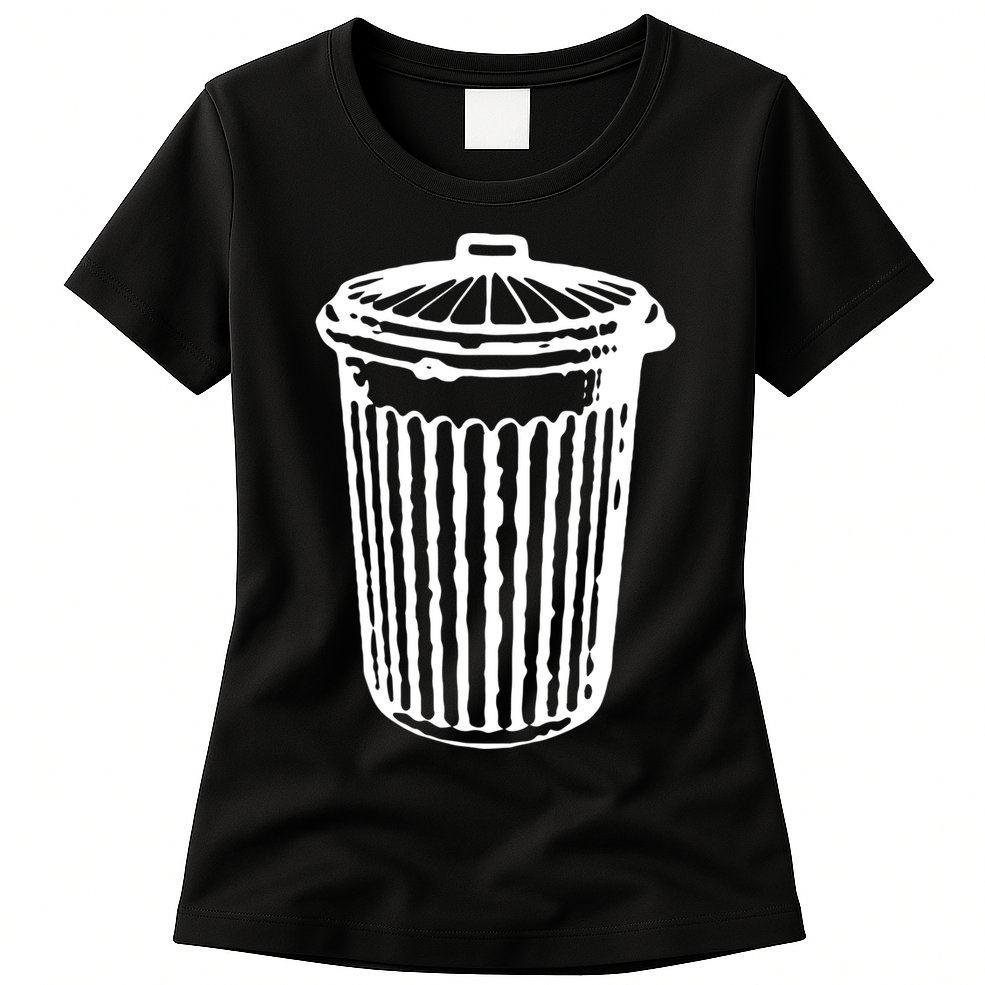 Fun Trash Can Meaningful Gift Garbage Day Womens T-Shirt
