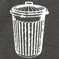 Fun Trash Can Meaningful Gift Garbage Day Vector Backpack