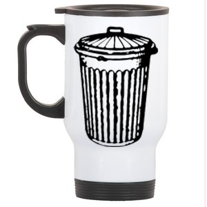 Fun Trash Can Meaningful Gift Garbage Day Stainless Steel Travel Mug