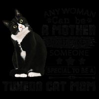 Funny Tuxedo Cat Mom Quote Tuxie Cat Gift Flatbill Hat