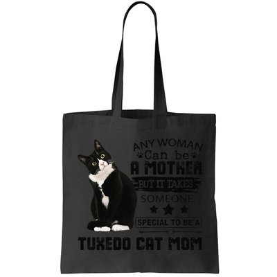 Funny Tuxedo Cat Mom Quote Tuxie Cat Gift Bag