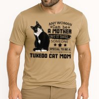 Funny Tuxedo Cat Mom Quote Tuxie Cat Gift Cooling Performance Crew T-Shirt