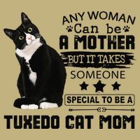 Funny Tuxedo Cat Mom Quote Tuxie Cat Gift Cooling Performance Crew T-Shirt