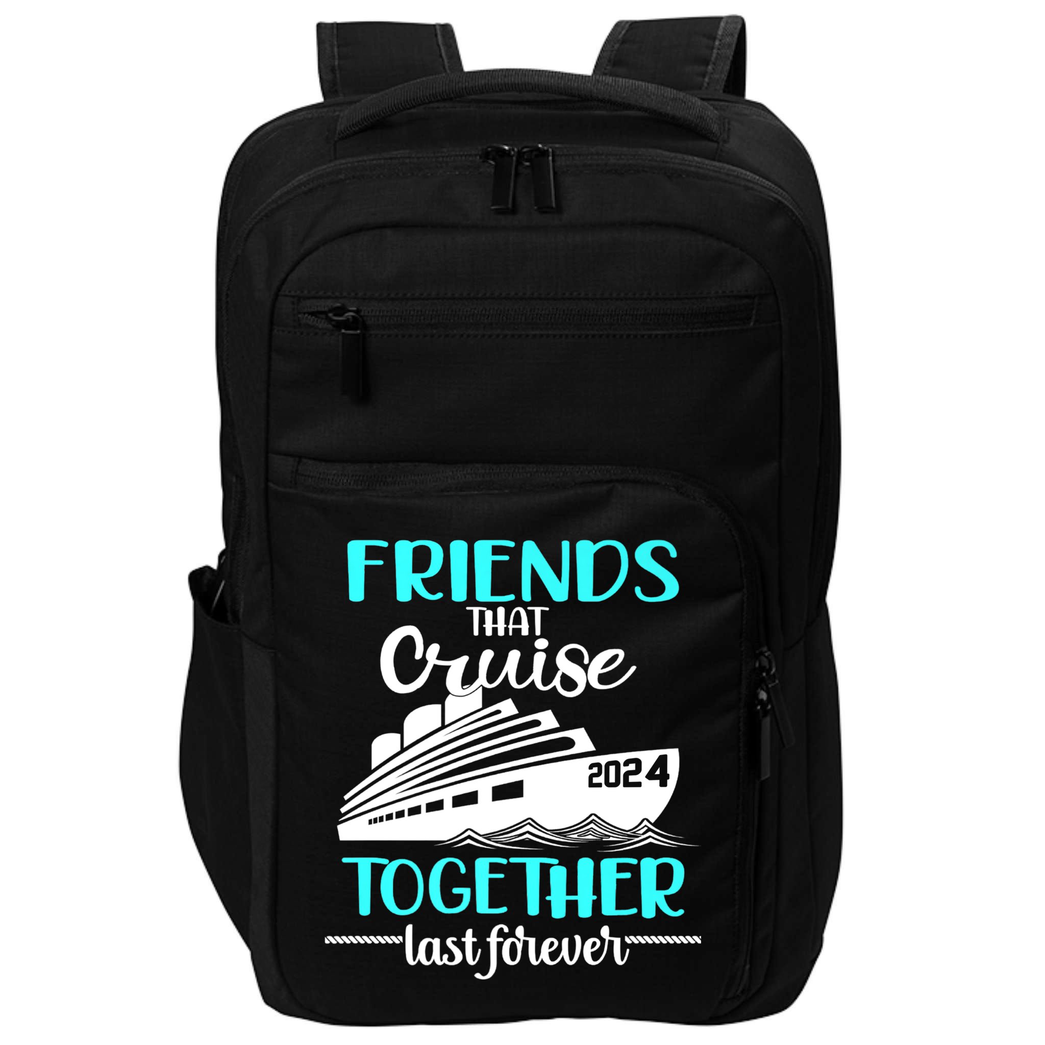 Friends That Cruise Together Last Forever Impact Tech Backpack