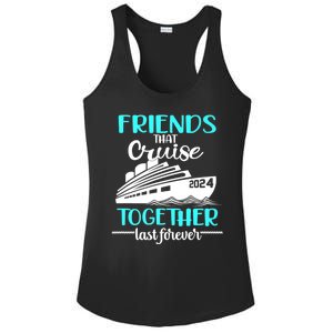 Friends That Cruise Together Last Forever Ladies PosiCharge Competitor Racerback Tank