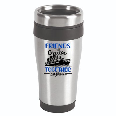 Friends That Cruise Together Last Forever 16oz Travel Tumbler