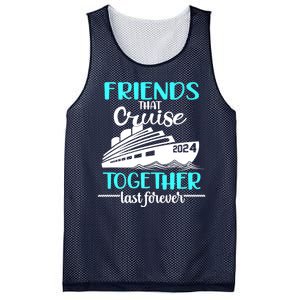 Friends That Cruise Together Last Forever Mesh Reversible Basketball Jersey Tank