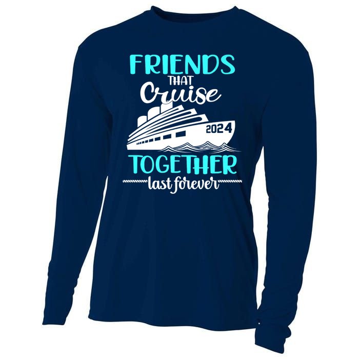 Friends That Cruise Together Last Forever Cooling Performance Long Sleeve Crew