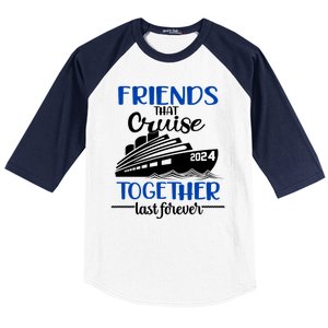 Friends That Cruise Together Last Forever Baseball Sleeve Shirt