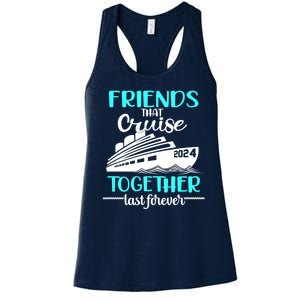 Friends That Cruise Together Last Forever Women's Racerback Tank