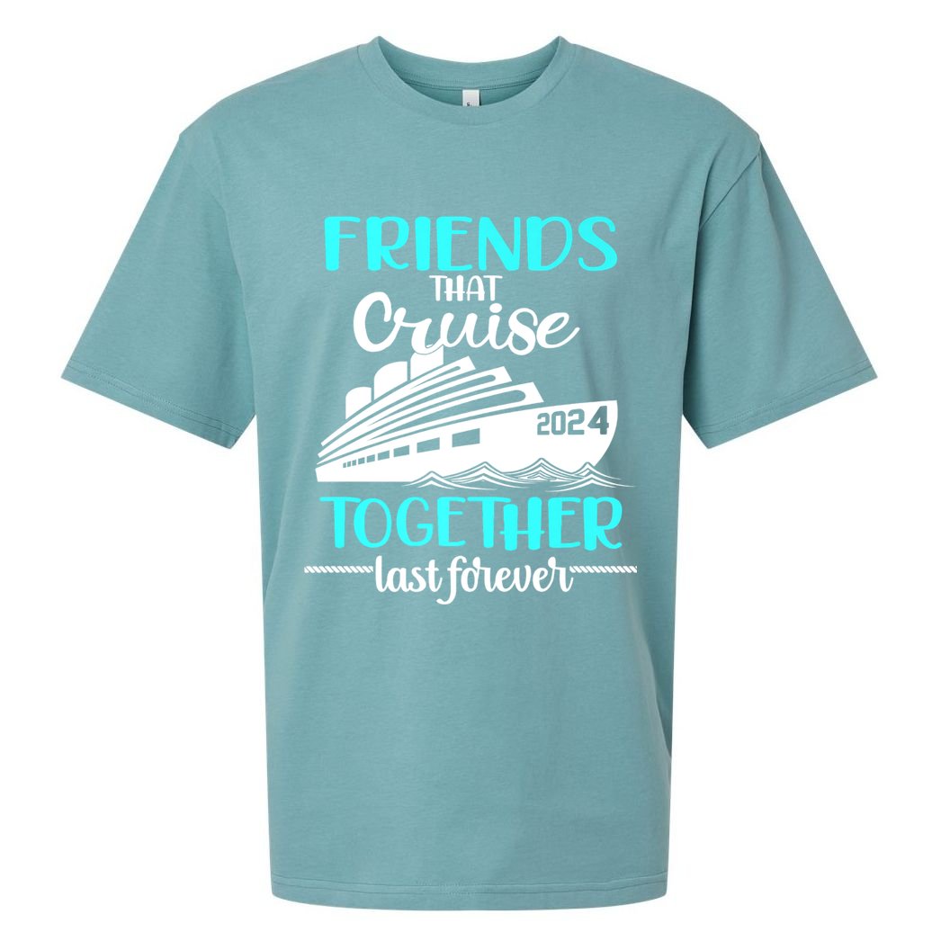 Friends That Cruise Together Last Forever Sueded Cloud Jersey T-Shirt