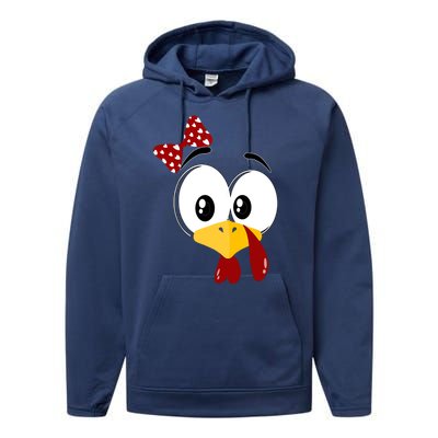 Funny Thanksgiving Cute Turkey Face Costume Autumn Performance Fleece Hoodie