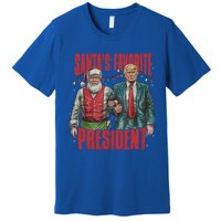 Funny Trump Christmas SantaS Favorite President Vintage Gift Premium T-Shirt