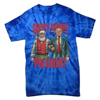 Funny Trump Christmas SantaS Favorite President Vintage Gift Tie-Dye T-Shirt