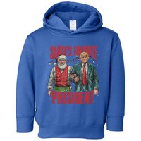 Funny Trump Christmas SantaS Favorite President Vintage Gift Toddler Hoodie